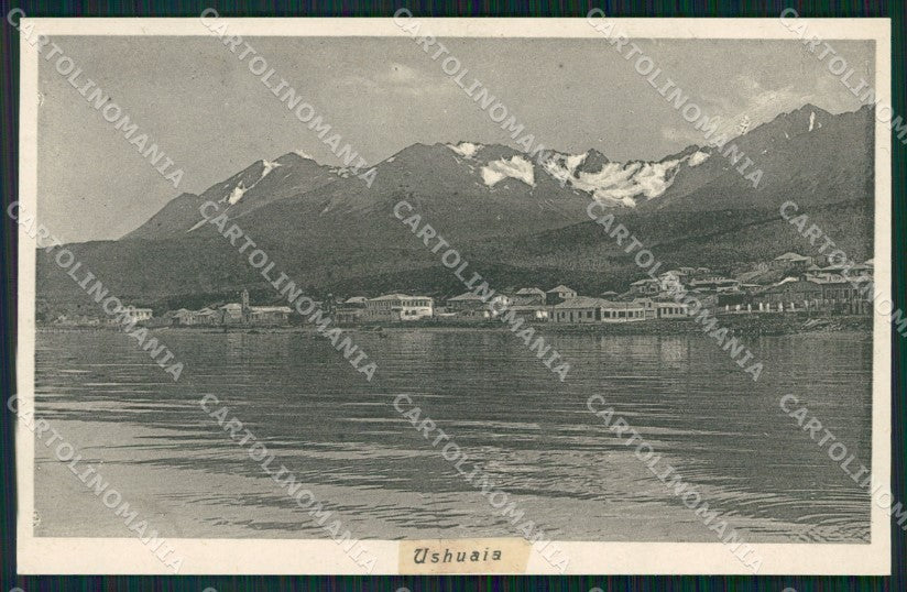 Argentina Ushuaia WHITE BACK postcard XP1993 – fronte