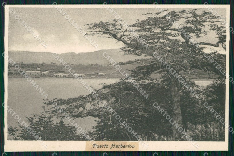 Argentina Puerto Harberton WHITE BACK postcard XP1994 – fronte