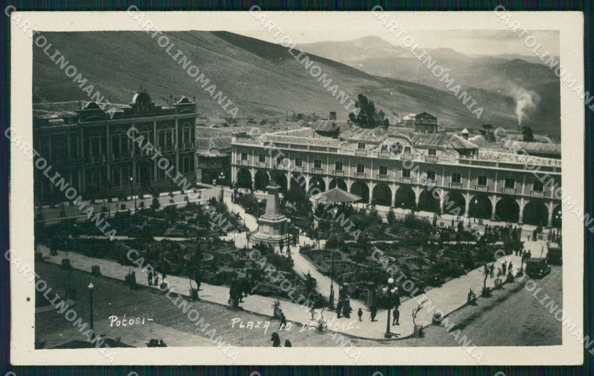 Bolivia Potosi RPPC postcard XP2004 – fronte