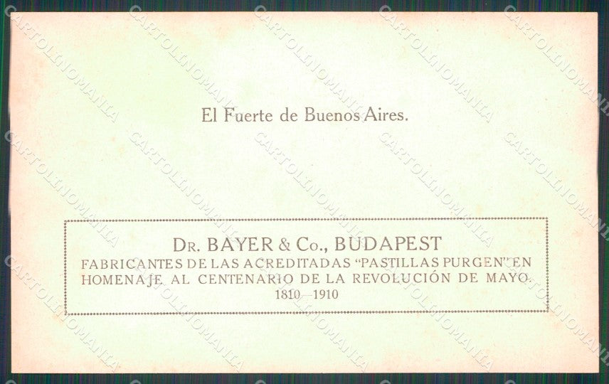 Argentina Revolucion de Mayo Centenario Budapest Buenos Aires postcard XP2030 – retro