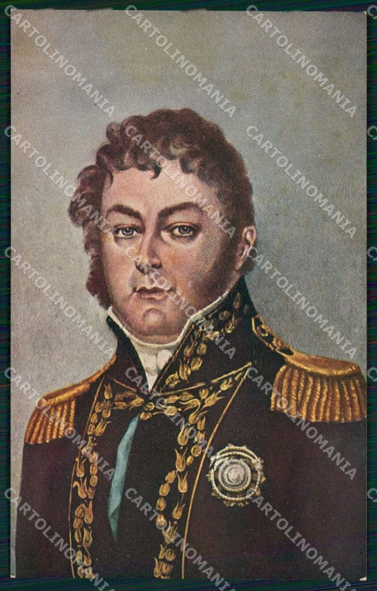 Argentina Revolucion de Mayo Centenario Budapest Pueyrredon postcard XP2035 – fronte