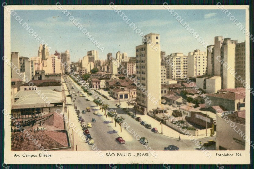 Brazil Sao Paulo postcard XP2054 – fronte