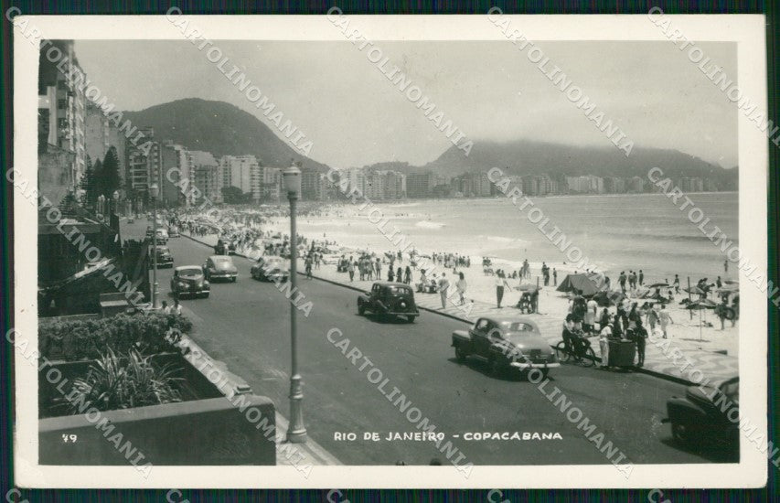 Brazil Rio de Janeiro Copacabana RPPC postcard XP2058 – fronte