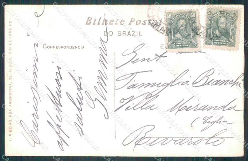 Brazil Rio de Janeiro Avenida Rio Branco postcard XP2073 – retro