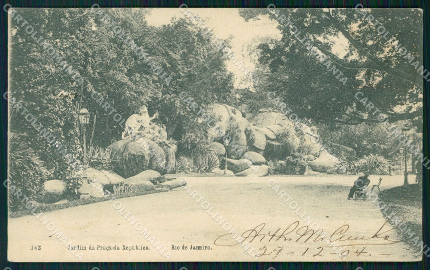 Brazil Rio de Janeiro Praca da Republica postcard XP2075 – fronte