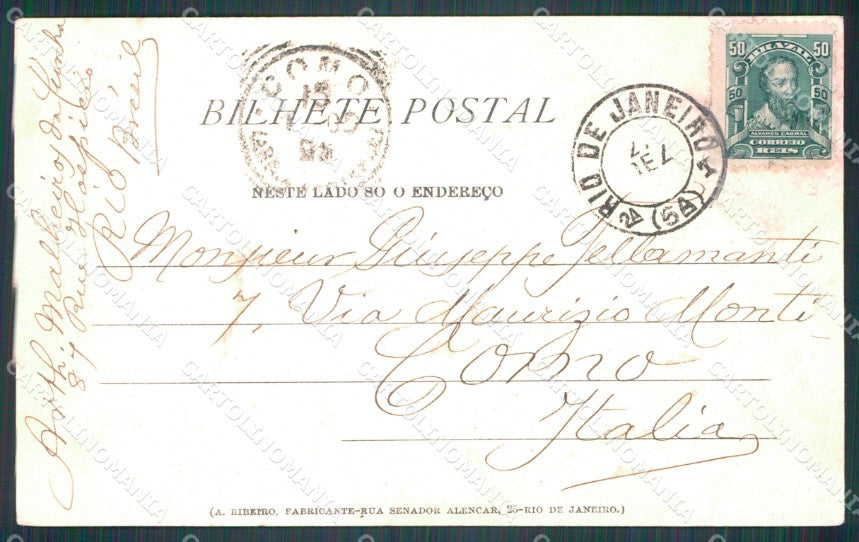 Brazil Rio de Janeiro Praca da Republica postcard XP2075 – retro