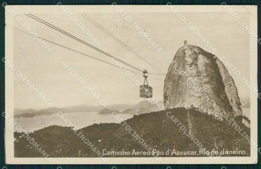 Brazil Rio de Janeiro Pao Assucar RPPC postcard XP2086 – fronte