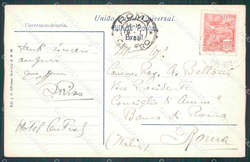 Brazil Rio de Janeiro Pao Assucar RPPC postcard XP2086 – retro