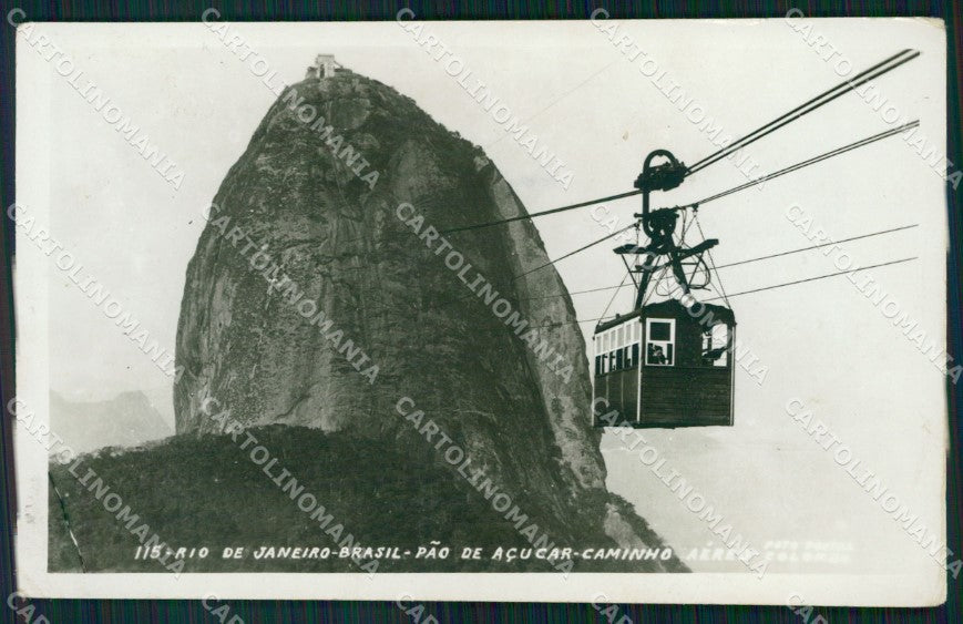 Brazil Rio de Janeiro Pao Assucar RPPC postcard XP2087 – fronte