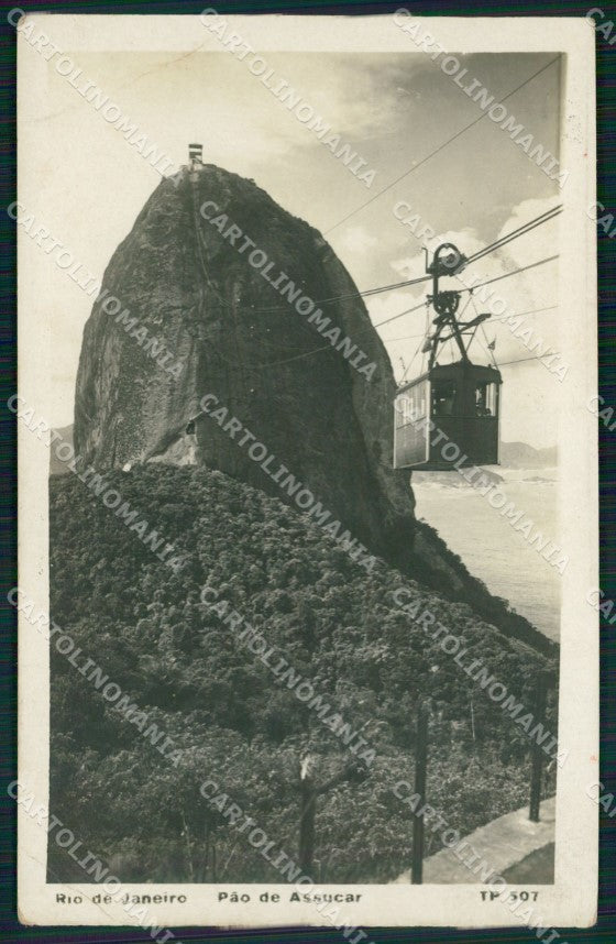 Brazil Rio de Janeiro Pao Assucar RPPC postcard XP2088 – fronte