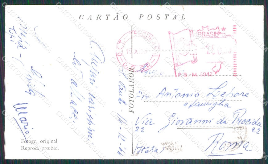 Brazil Sao Paulo RPPC postcard XP2093 – retro