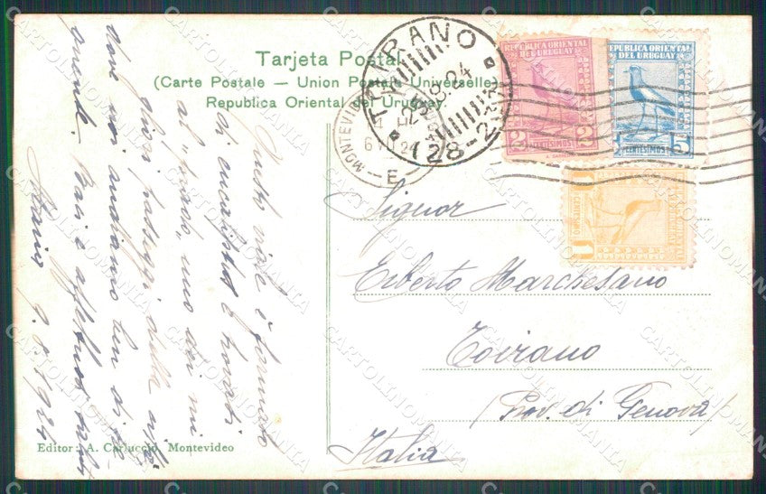 Uruguay Montevideo Avenida del Prado postcard XP2109 – retro