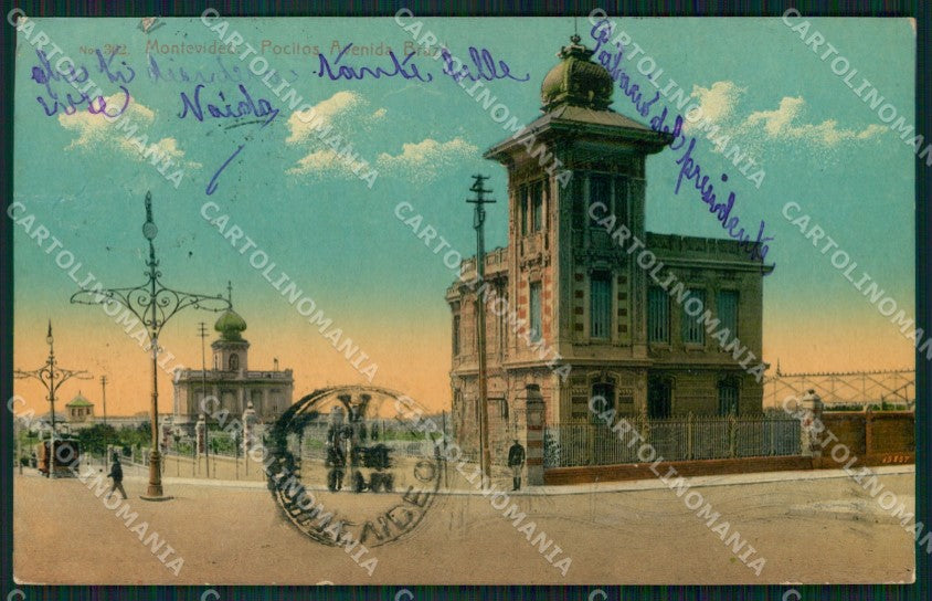 Uruguay Montevideo Avenida Brazil postcard XP2119 – fronte