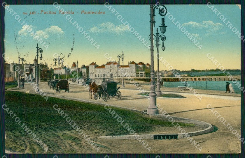 Uruguay Montevideo Rambla Pocitos postcard XP2121 – fronte