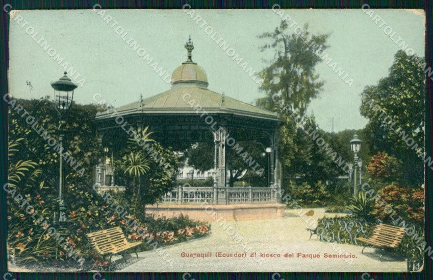Ecuador Guayaquil Parque Seminario postcard XP2129 – fronte
