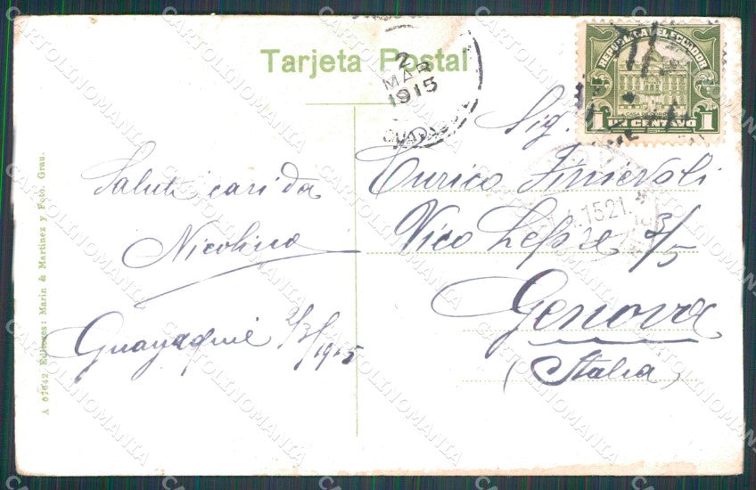 Ecuador Guayaquil Parque Seminario postcard XP2129 – retro