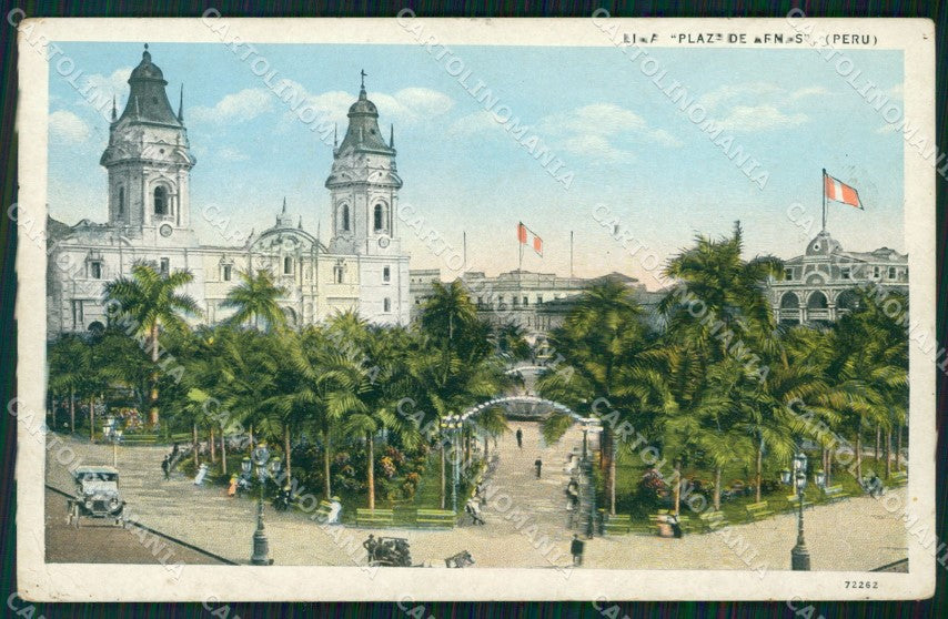 Peru Lima Plaza de Armas postcard XP2145 – fronte