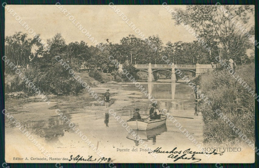 Uruguay Montevideo Puente del Prado postcard XP2148 – fronte