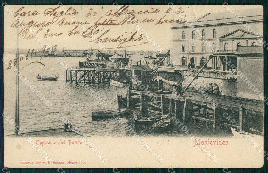 Uruguay Montevideo Puerto postcard XP2164 – fronte