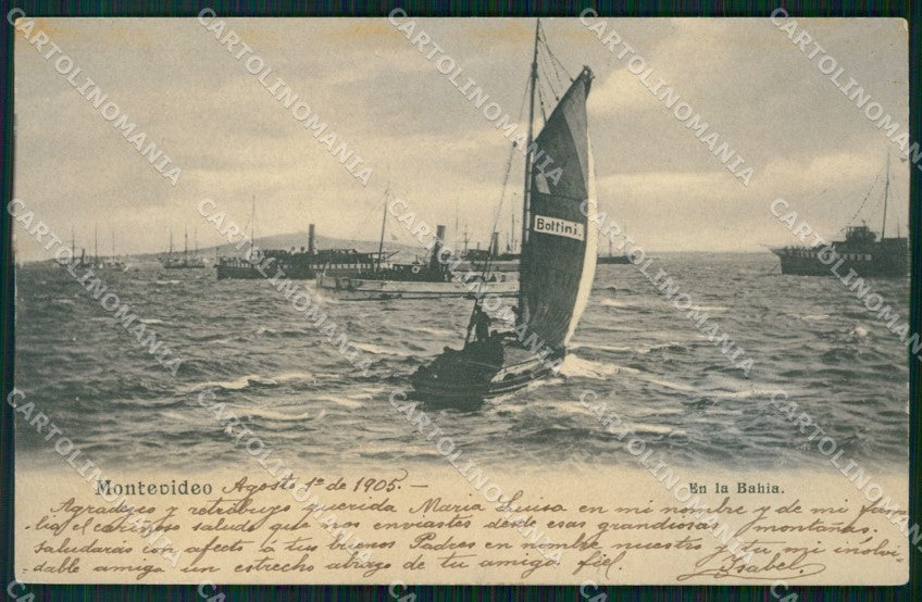 Uruguay Montevideo Bahia postcard XP2173 – fronte