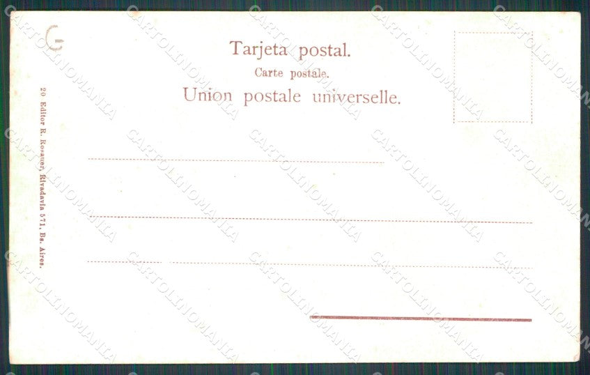 Uruguay Montevideo Playa Capurro postcard XP2174 – retro