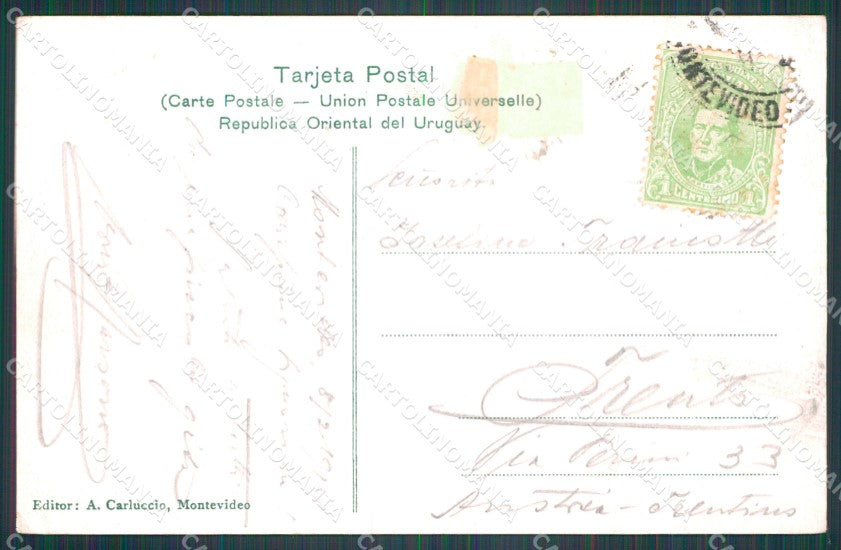 Uruguay Montevideo Faculta de Medecina postcard XP2176 – retro
