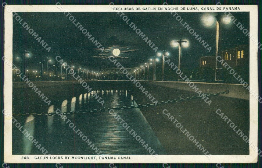 Panama Canal Gatun Locks postcard XP2191 – fronte