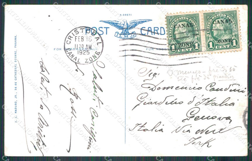 Panama Canal Gatun Locks postcard XP2191 – retro