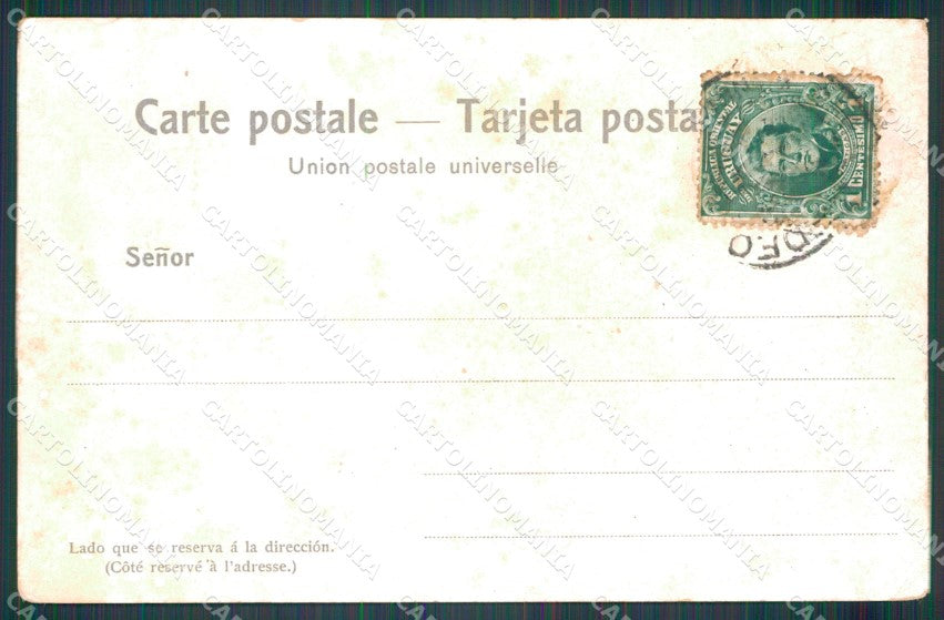 Uruguay Montevideo Calle 18 de Julio postcard XP2201 – retro
