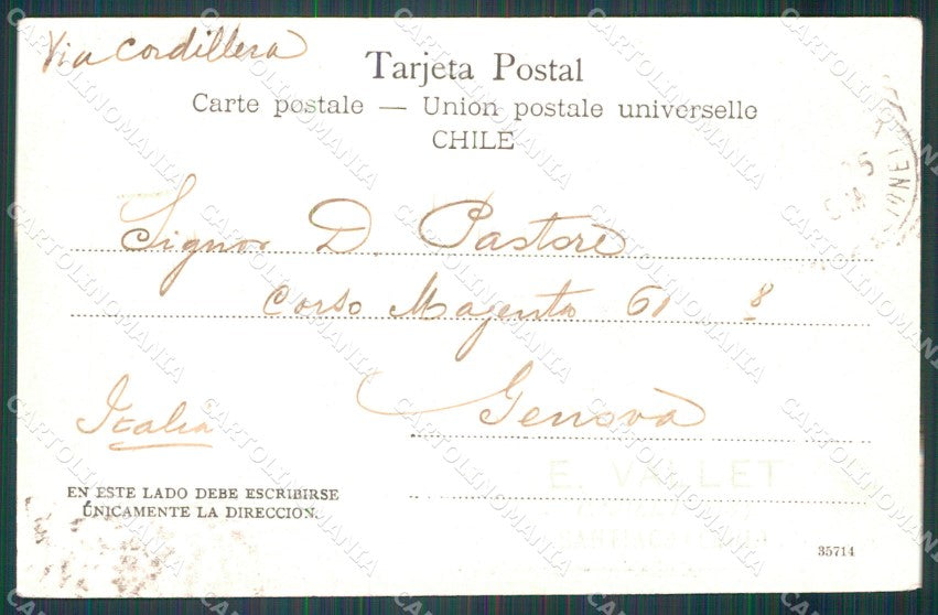 Chile Santiago Estatua San Martin postcard XP2217 – retro