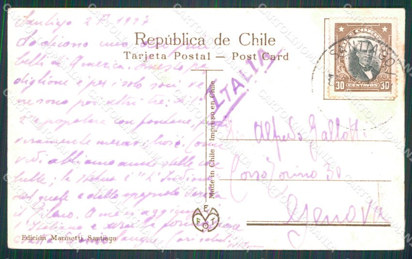 Chile Santiago Club Hipico postcard XP2221 – retro