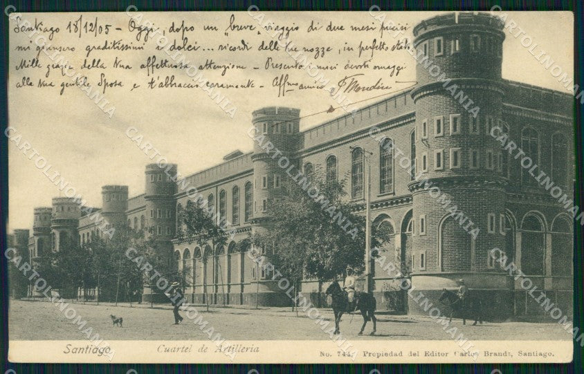 Chile Santiago F Mondini Alpinista Autografo postcard XP2228 – fronte
