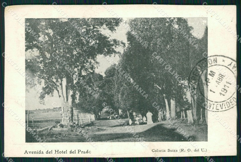 Uruguay Nueva Helvecia Colonia Suiza Avenida Hotel del Prado postcard XP2235 – fronte