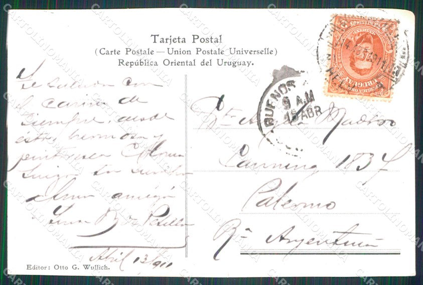 Uruguay Nueva Helvecia Colonia Suiza Avenida Hotel del Prado postcard XP2235 – retro