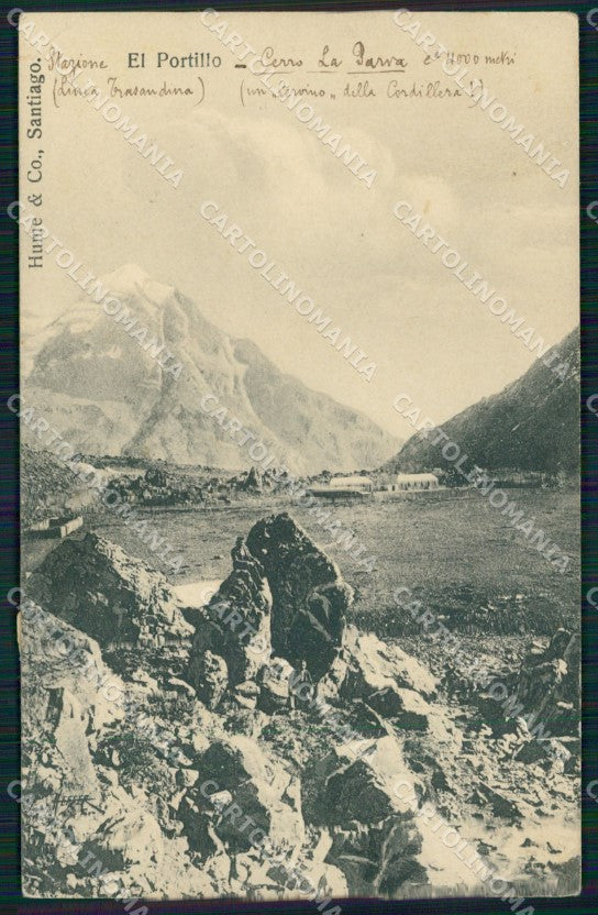 Chile El Portillo Cerro La Parva F Mondini Alpinista Autografo postcard XP2244 – fronte