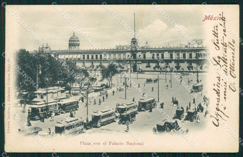 Mexico City Palacio Nacional postcard XP2247 – fronte