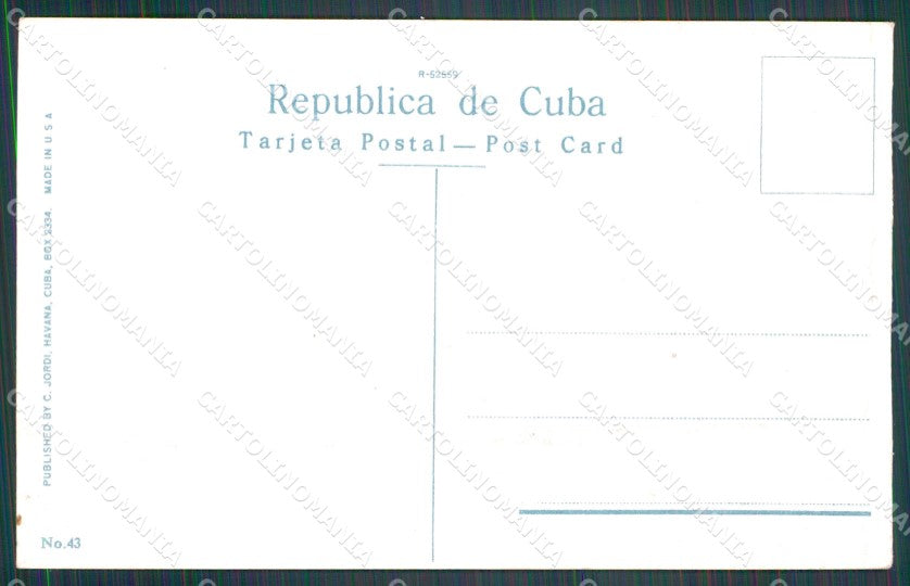 Cuba Havana Habana Estacion CREASED postcard XP2261 – retro