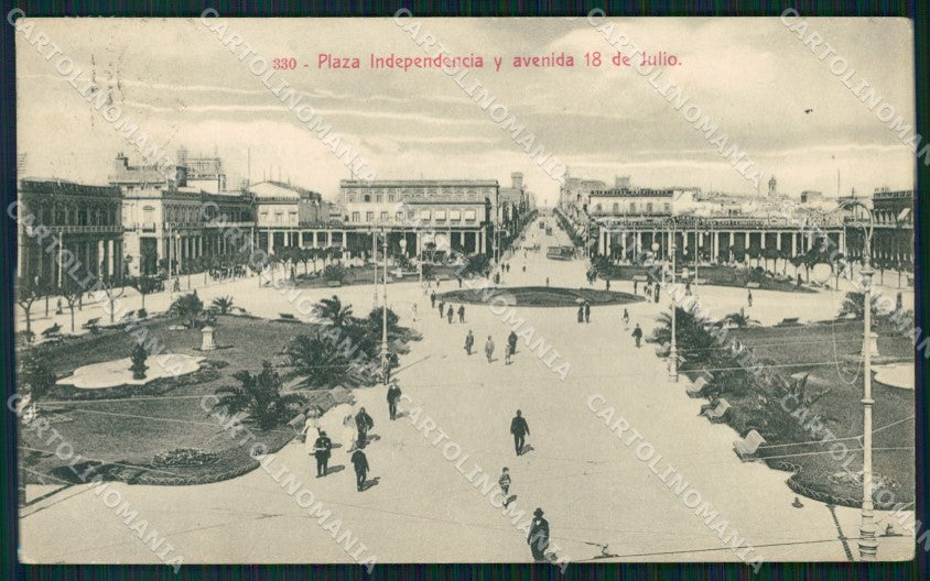 Uruguay Montevideo Avenida 18 de Julio postcard XP2275 – fronte
