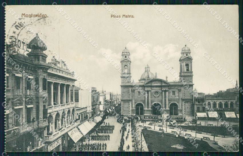 Uruguay Montevideo Plaza Matriz postcard XP2276 – fronte