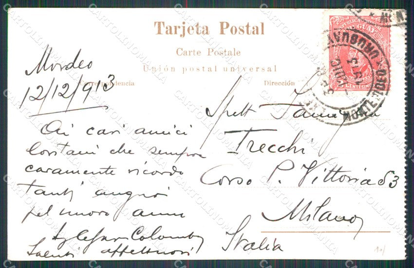 Uruguay Montevideo Plaza Matriz postcard XP2276 – retro