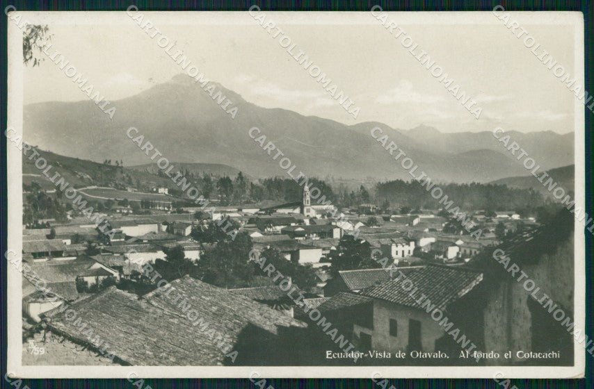 Ecuador San Luis de Otavalo RPPC postcard XP2282 – fronte