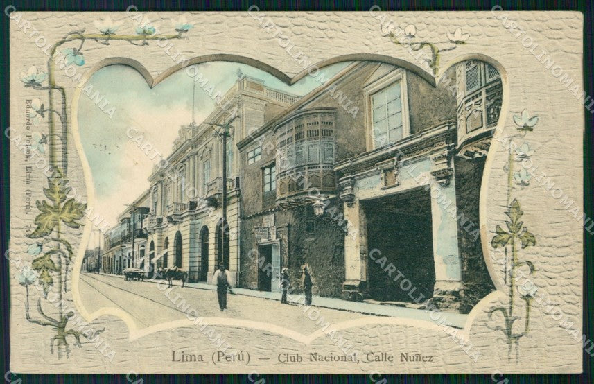 Peru Lima Club Nacional postcard XP2312 – fronte