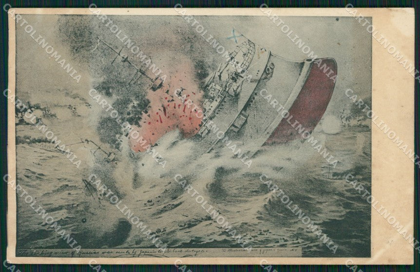 Russo Japanese War Ship postcard XP2328 – fronte