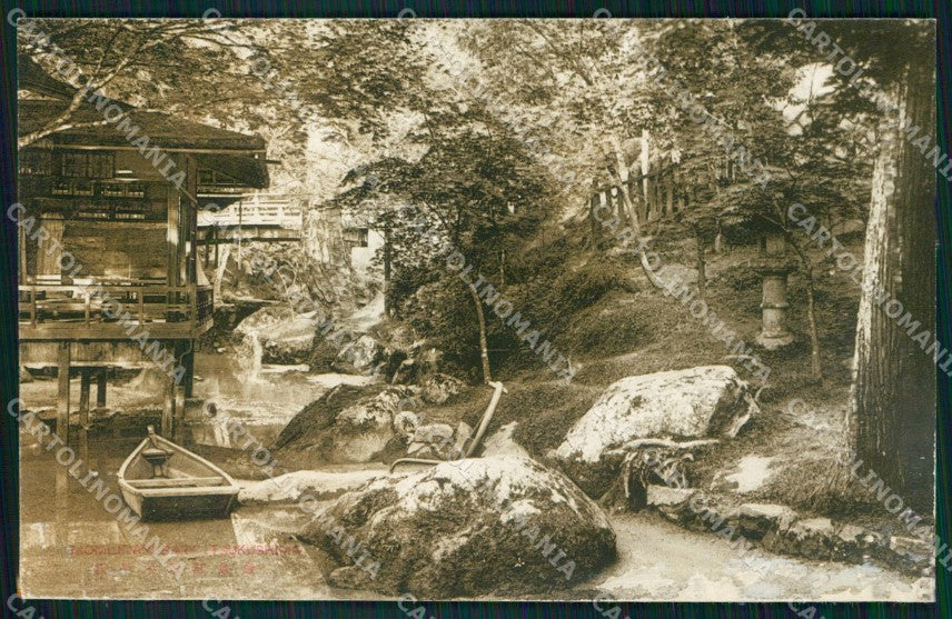 Japan Itsukushima Miyajima DAMP TRACE postcard XP2467 – fronte