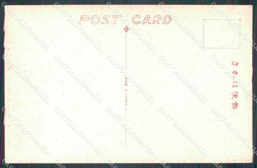 Japan Nikko Shirakumo Fall postcard XP2487 – retro