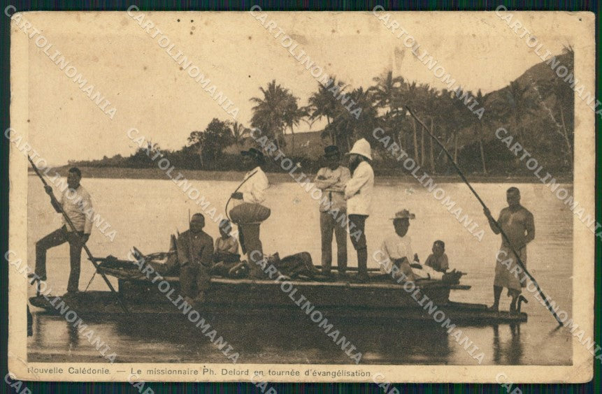 France Nouvelle Caledonie CREASED postcard XP2518 – fronte