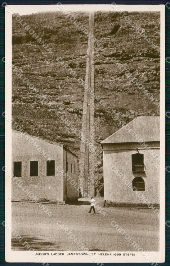United Kingdom Jamestown Saint Helena Jacob Ladder RPPC postcard XP2520 – fronte