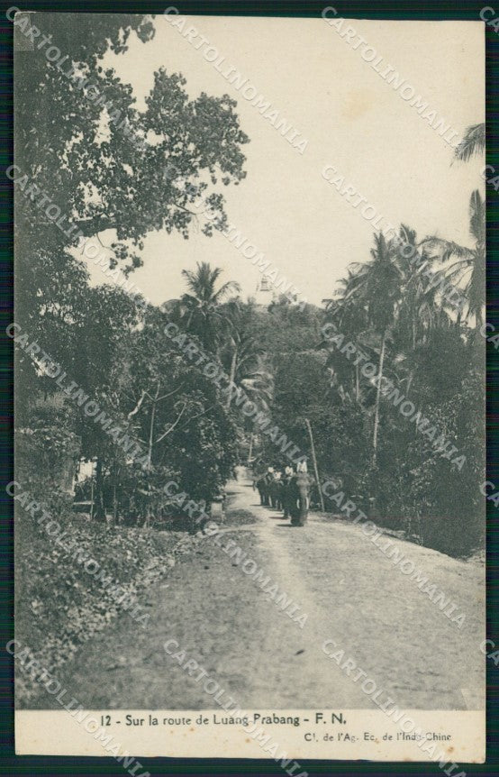 Laos Indochine Luang Prabang WHITE BACK postcard XP2522 – fronte