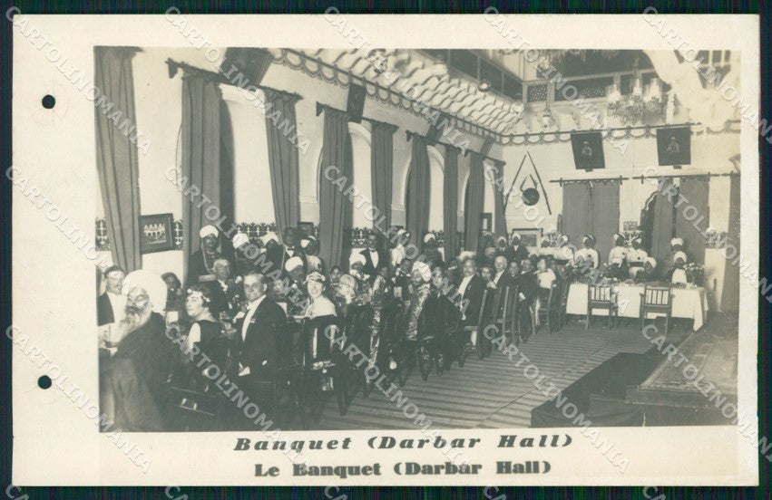 India Darbar Hall HOLES RPPC postcard XP2531 – fronte