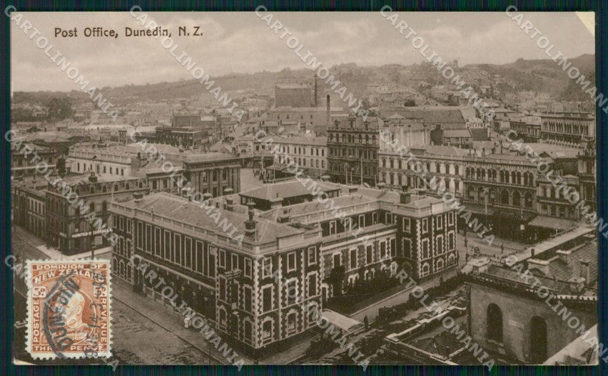 New Zealand Dunedin Post Office RPPC postcard XP2536 – fronte
